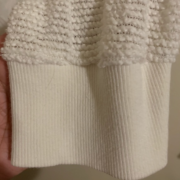 Anthropologie Corey Lynn Calter Lace Sweater White - Picture 3 of 5